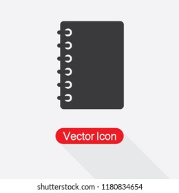 Notebook Icon Vector Illustration Eps10