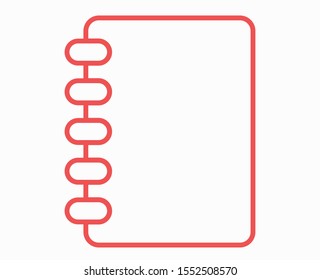 Notebook icon vector illustration EPS10