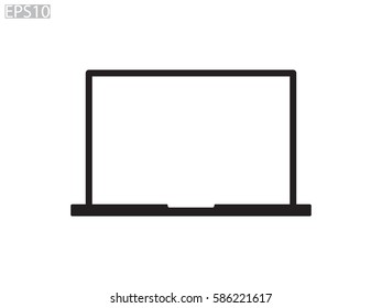 notebook, icon, vector illustration eps10
