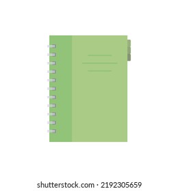 Notebook icon. Vector illustration. Isolated.