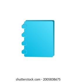 Notebook Icon. Vector Illustration  for mobile concept and web design