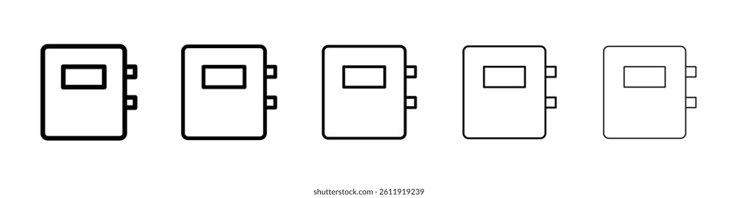 Notebook icon Vector logo sign