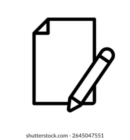Notebook icon vector. Note illustration sign. Diary symbol. Copywriting web icon.