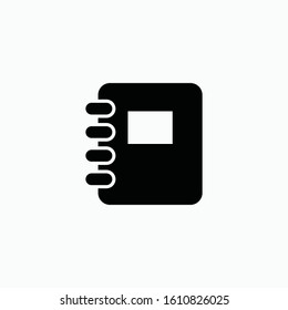 notebook icon vector sign symbol isolated