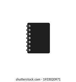 Notebook Icon Vector. Simple Sign