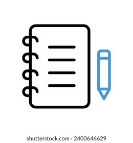 Notebook-Vektorgrafik