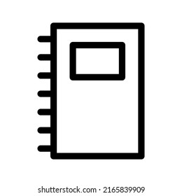 Notebook Icon Vector Symbol Design Illustration