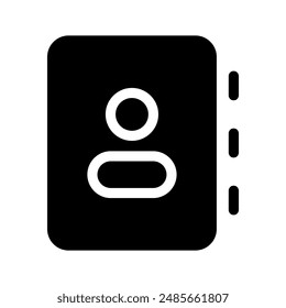 Notebook Icon Vector Symbol Design Illustration