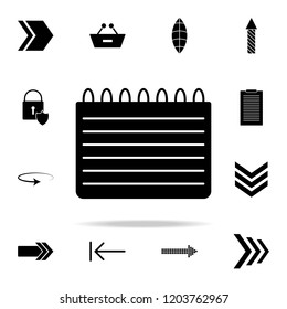 notebook icon. web icons universal set for web and mobile