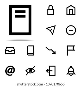 notebook icon. web icons universal set for web and mobile