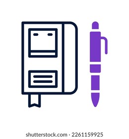 notebook icon for your website design, logo, mobile design, and presentation.