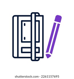 notebook icon for your website, mobile, presentation, and logo design.