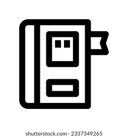 notebook icon for your website, mobile, presentation, and logo design.