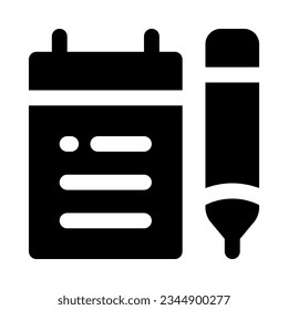 notebook icon for your website, mobile, presentation, and logo design.