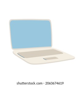 Notebook illustration. Hand drawn cartoon vector illustration. hand drawing isolated on white