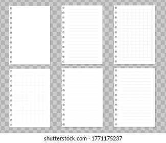 Notebook Illustration Material Set / Vector