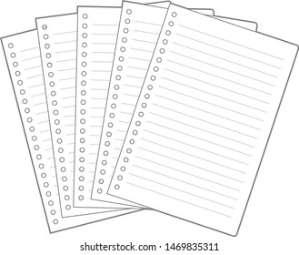 
Notebook illustration.
Illustration of stationery.