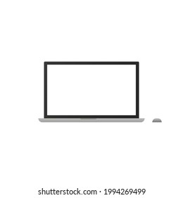 Notebook illustration. Vector in flat design