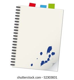 Notebook - an illustration for your design project.