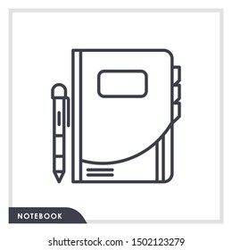 Notebook iocn with white background