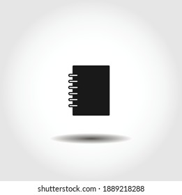 Notebook isolated vector icon. Notebook design element