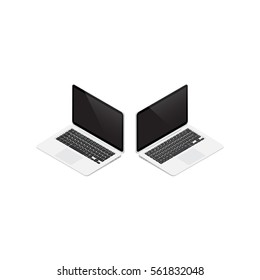 Notebook Isometric Vector Illustration Created For Mobile, Web, Decor, Print Products, Application on white background