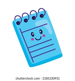 Notebook Kawaii School Supply Icon