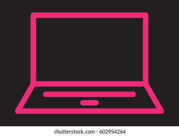 notebook or laptop icon