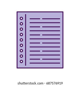 notebook leaf isolated icon