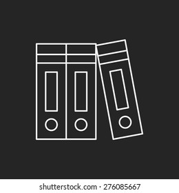 notebook line icon