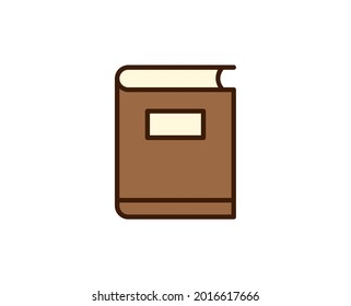 Notebook line icon. High quality outline symbol for web design or mobile app. Thin line sign for design logo. Color outline pictogram on white background