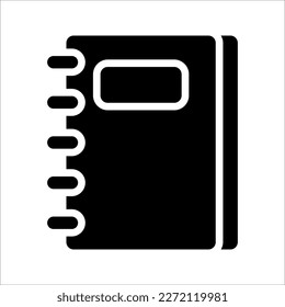 Notebook line icon. High quality outline symbol for web design or mobile app. vector illustration on white background