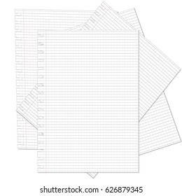Notebook Lined Paper Background Or Texture