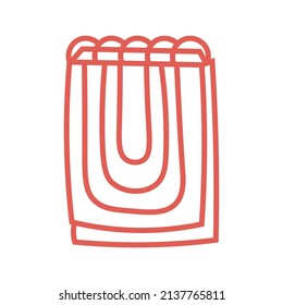 notebook logotype paper logo notebook icon for web design or company isolated vector illustration Eps