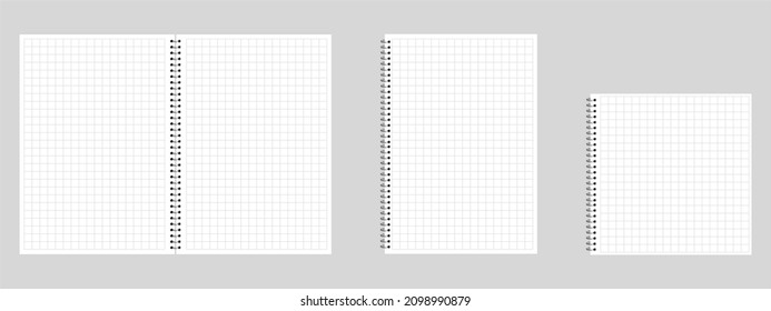 Notebook or memo notepad with binder. svg