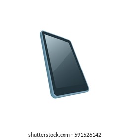 Notebook in Mobile Phone, vector illustration