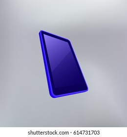Notebook in Mobile Phone, vector illustration