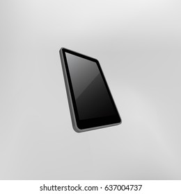 Notebook in Mobile Phone, vector illustration