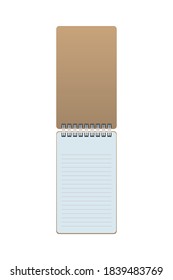 notebook mockup brand isolated icon vector illustration design