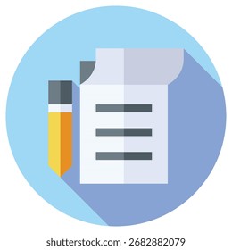 Icono moderno del Vector del cuaderno – Plantilla mínima del símbolo de la ilustración para el diseño móvil del UI del App del Web