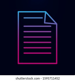 Notebook nolan icon. Simple thin line, outline vector of school icons for ui and ux, website or mobile application
