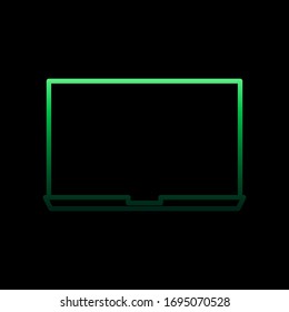 notebook nolan icon. Simple thin line, outline vector of internet things icons for ui and ux, website or mobile application