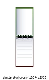 notebook and notepad with corporate designs vector illustration design