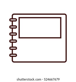 notebook notepad paper icon vector illustration graphic design