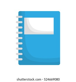 notebook notepad paper icon vector illustration graphic design