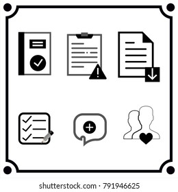 notebook ok icon vector