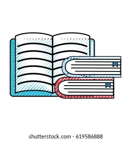 notebook open with books tool