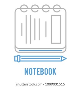 Notebook outline icon