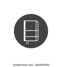 Notebook With Outline Style Icon