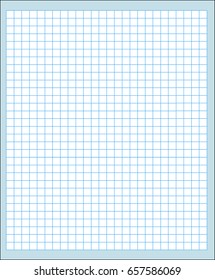 Notebook page template vector